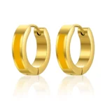 Fashion Enamel Hoop Earrings - Image 5