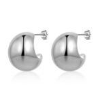 Luxury Stainless Steel Earrings | Modern Minimalist Fashion Jewelry - Image 4