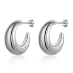 Luxury Stainless Steel Earrings | Modern Minimalist Fashion Jewelry - Image 6