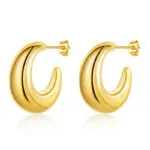 Luxury Stainless Steel Earrings | Modern Minimalist Fashion Jewelry - Image 5