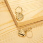 Luxury Crystal Heart Stud Earrings | DIY Design