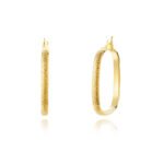 Minimalist Geometric Titanium Steel Stud Earrings | Modern Coil Design - Image 5