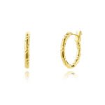 Minimalist Geometric Titanium Steel Stud Earrings | Modern Coil Design - Image 3