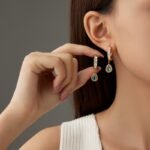 Luxury Geometric CZ Drop Huggie Earrings Set | Gold Stainless Steel Jewelry - Image 6