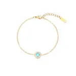 Minimalist Colored Zircon Bracelet & Necklace | Stainless Steel Jewelry - Image 8