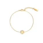 Minimalist Colored Zircon Bracelet & Necklace | Stainless Steel Jewelry - Image 5