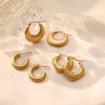 Gold Earrings for Women | Premium INS Style Minimalist Luxury Jewelry
