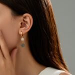 Minimalist Art Five-Leaf Flower Earrings | Elegant Statement Earrings for Daily & Party Wear - Image 3