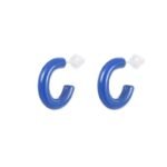 Bold Ceramic Hoop Earrings for Women | Unique Niche Statement Jewelry - Image 2