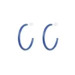 Bold Ceramic Hoop Earrings for Women | Unique Niche Statement Jewelry - Image 2