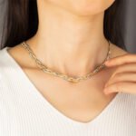Tri-Tone Braided Snake Chain Choker | 18K Gold-Plated Stainless Steel Jewelry - Image 3