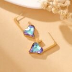 Heart CZ & Faux Pearl Earrings for Women | Versatile Daily Jewelry - Image 2