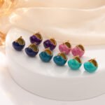 Minimalist Edgy Stainless Steel Earrings for Women | DIY Luxury Statement Jewelry - Image 2