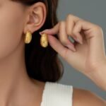 Minimalist Twisted Hoop Earrings for Women | Luxury Stainless Steel Jewelry - Image 3