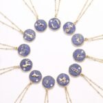 Zodiac Sign Constellation Necklace | Glitter Enamel & CZ Stainless Steel Jewelry - Image 2