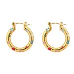 Wholesale High-Quality 18K Gold-Plated Titanium Steel Earrings | Luxury Fashion Jewelry Bulk Supply - Image 6