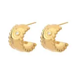 Wholesale High-Quality 18K Gold-Plated Titanium Steel Earrings | Luxury Fashion Jewelry Bulk Supply - Image 10