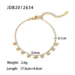 18K Gold-Plated CZ Shaker Fringe Choker | Hypoallergenic Stainless Steel Luxury Jewelry - Image 3