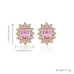 Niche INS Style Diamond Stud Earrings for Women | Luxury Fashion Jewelry - Image 2