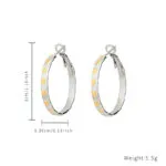 rendy Geometric Gold Earrings | Minimalist & Edgy Stainless Steel Jewelry - Image 2