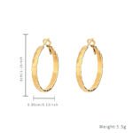 Chic Gold Geometric Stud Earrings | Premium Stainless Steel - Image 8
