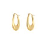 Versatile Gold Hoop Earrings Set | Textured Minimalist Jewelry - Image 2
