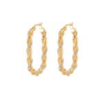 Geometric Gold Stainless Steel Earrings | Bold Statement Jewelry for Women - Image 5