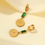Vintage Coin Earrings for Women | DIY Luxury Elegant Jewelry - Image 2