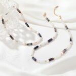 Natural Stone & Shell Pearl Choker Collection | 18K Gold-Plated Stainless Steel Luxury Jewelry
