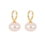 French Style Faux Pearl Stud Earrings for Women | Elegant Copper Jewelry - Image 11
