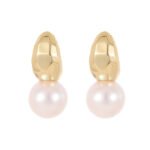 French Style Faux Pearl Stud Earrings for Women | Elegant Copper Jewelry - Image 8
