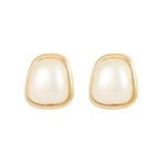 French Style Faux Pearl Stud Earrings for Women | Elegant Copper Jewelry - Image 22