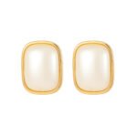 French Style Faux Pearl Stud Earrings for Women | Elegant Copper Jewelry - Image 21