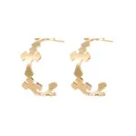 Minimalist Flat Wide Hoop Earrings for Women | Premium Stainless Steel Jewelry - Image 4