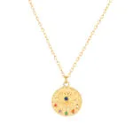 18K Gold-Plated Stainless Steel Pendant Necklace Set | Minimalist Luxury Jewelry - Image 3