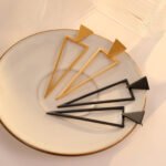 Layered Triangle Crystal Drop Earrings | Bold Statement Jewelry - Image 2