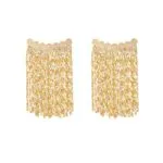 Vintage Fringe Tassel Drop Earrings for Women | Gold-Tone Stainless Steel Jewelry