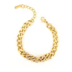 18K Gold-Plated Colorful Zircon Bracelet Set | Stainless Steel Stackable Jewelry - Image 12