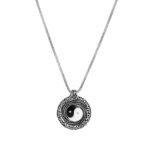 Vintage Gothic Skull & Symbol Titanium Steel Necklace Collection | Men's Punk Jewelry - Image 7