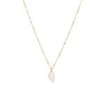 Dainty Baroque Pearl Pendant Necklace | 18K Gold-Plated Stainless Steel Jewelry