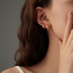 Geometric Cutout Metal Stud Earrings | Statement Stainless Steel Jewelry - Image 4