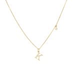 S925 Sterling Silver CZ Initial Letter Necklace | 18K Gold-Plated Personalized Jewelry - Image 17