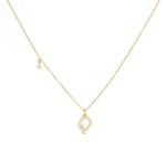 S925 Sterling Silver CZ Initial Letter Necklace | 18K Gold-Plated Personalized Jewelry - Image 11