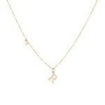 S925 Sterling Silver CZ Initial Letter Necklace | 18K Gold-Plated Personalized Jewelry - Image 10
