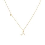 S925 Sterling Silver CZ Initial Letter Necklace | 18K Gold-Plated Personalized Jewelry - Image 9