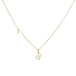 S925 Sterling Silver CZ Initial Letter Necklace | 18K Gold-Plated Personalized Jewelry - Image 26