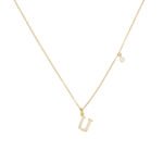 S925 Sterling Silver CZ Initial Letter Necklace | 18K Gold-Plated Personalized Jewelry - Image 8