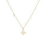 S925 Sterling Silver CZ Initial Letter Necklace | 18K Gold-Plated Personalized Jewelry - Image 6