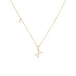 S925 Sterling Silver CZ Initial Letter Necklace | 18K Gold-Plated Personalized Jewelry - Image 5