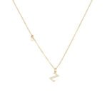 S925 Sterling Silver CZ Initial Letter Necklace | 18K Gold-Plated Personalized Jewelry - Image 3